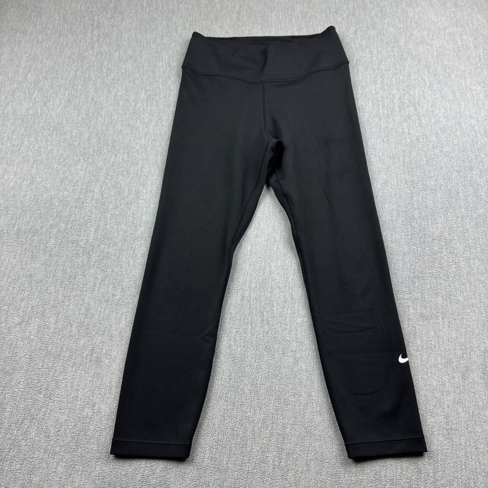 The Nike One Tight Womens Small Black 22" Training Running Leggings Active Gym